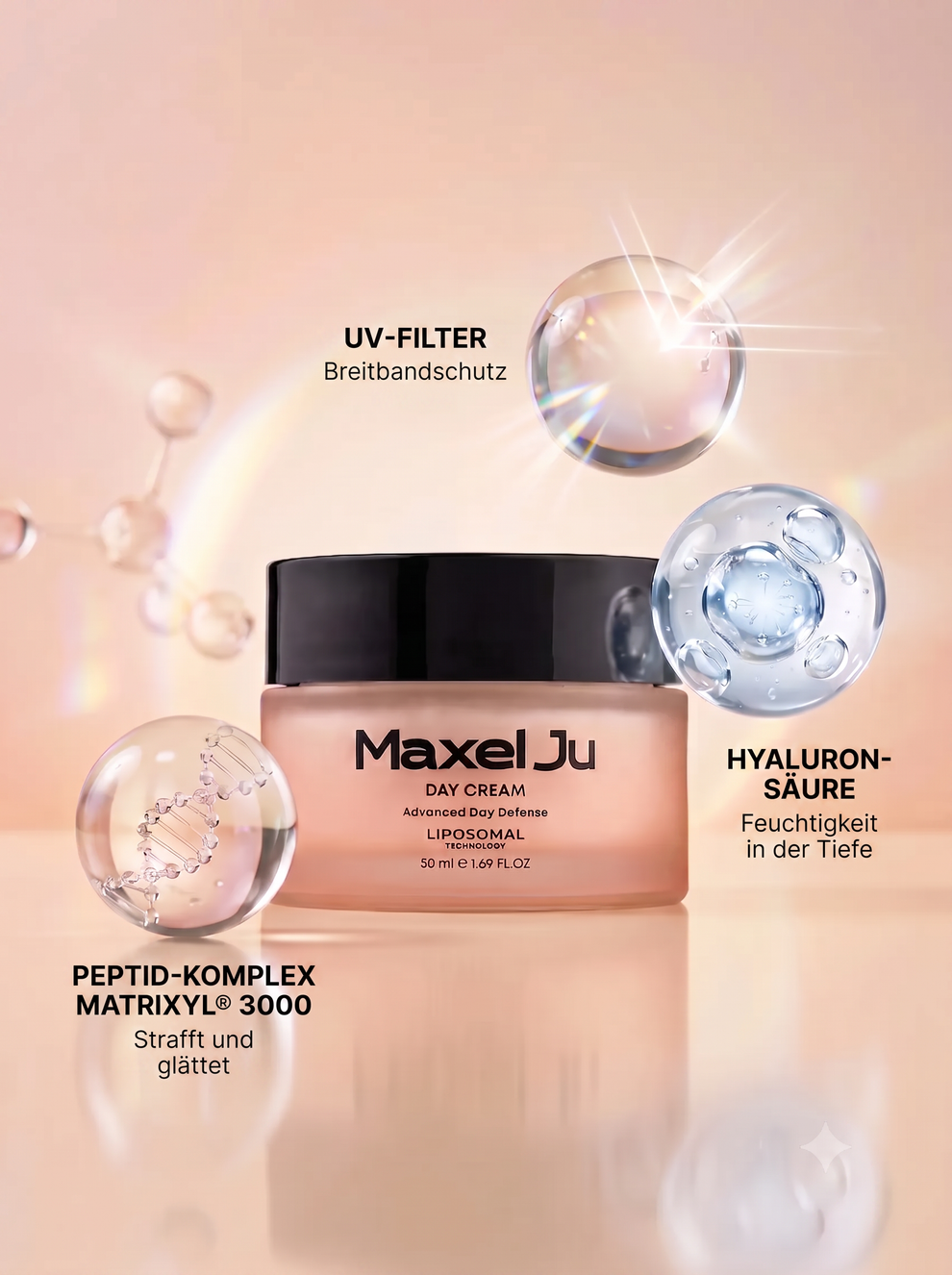 Day Cream - Peptidhaltige Tagespflegecreme