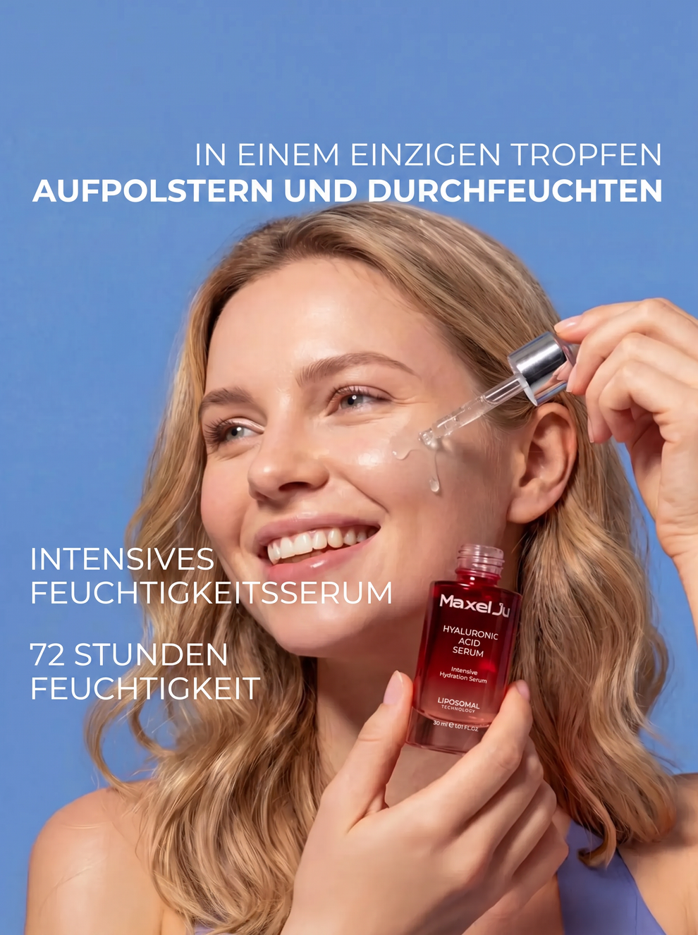 Hyaluronsäure Serum - Intensiv Feuchtigkeitsspendendes und Aufpolsterndes Serum