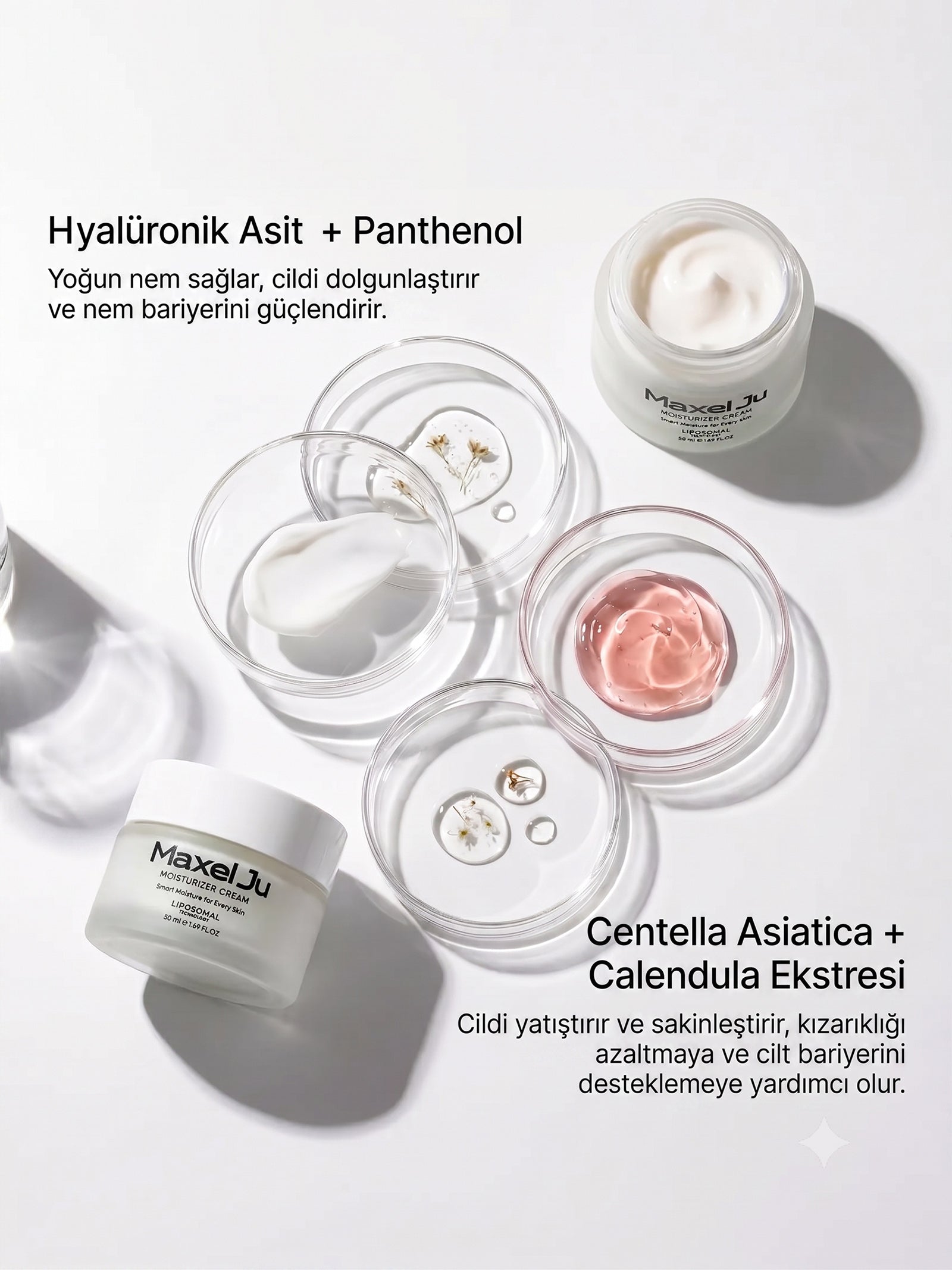 Moisturizer Cream - Elastikiyet Destekli Akıllı Nemlendirici Bakım Kremi