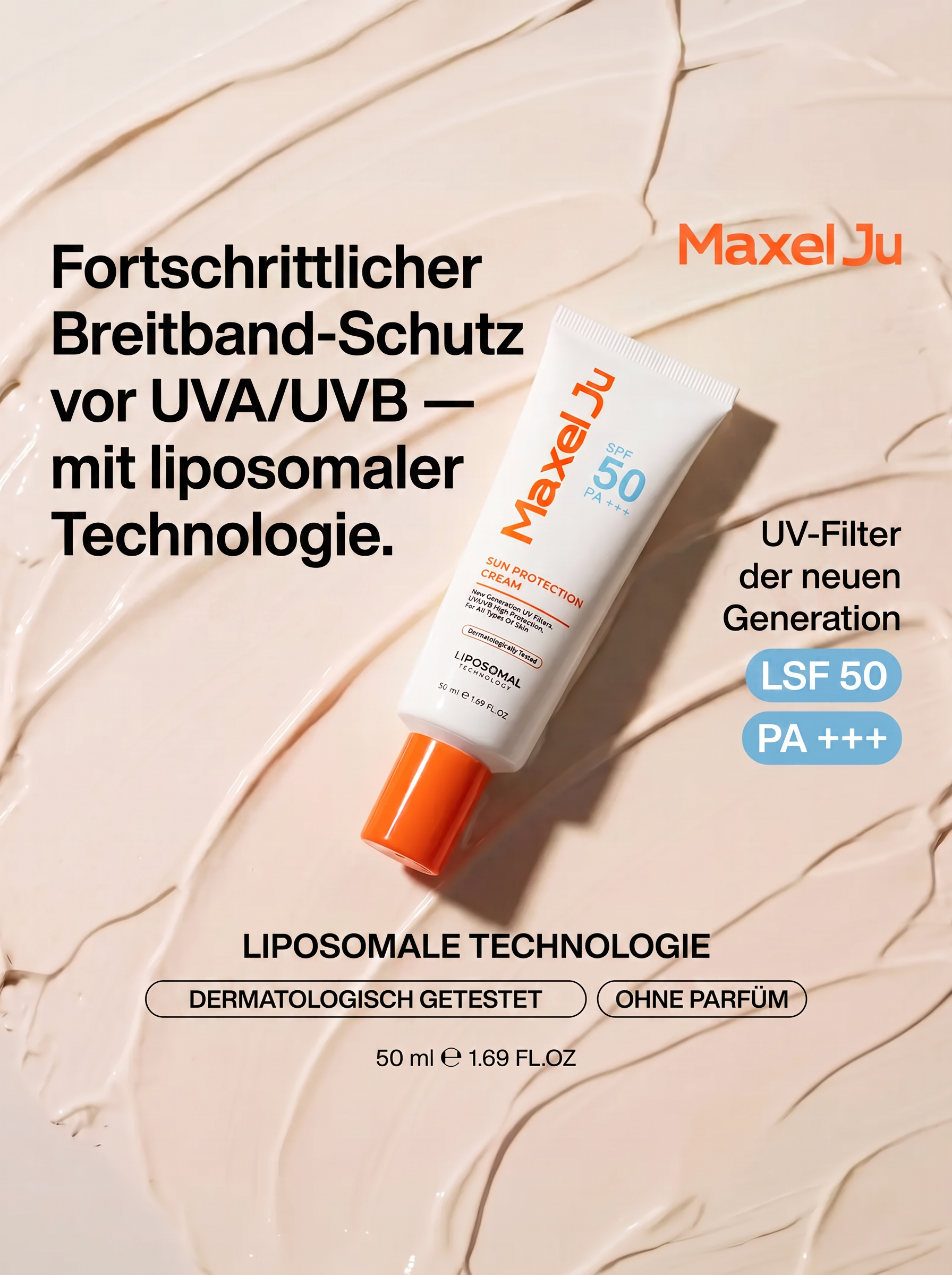 50+ LSF Sonnencreme
