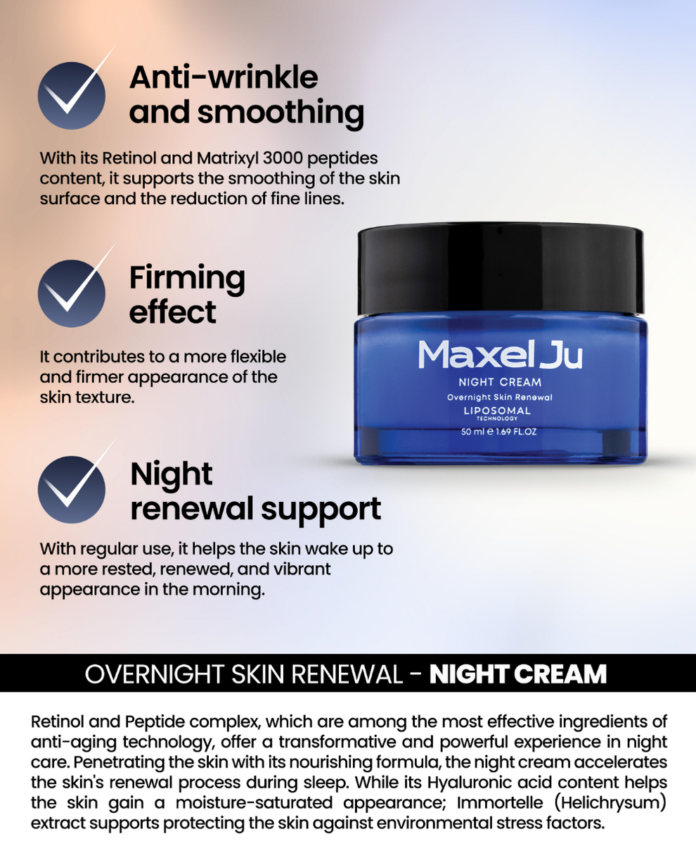 MAXEL JU Day Cream (50 ML) Night Cream (50ML) Day and Night Moisturizing Care Set