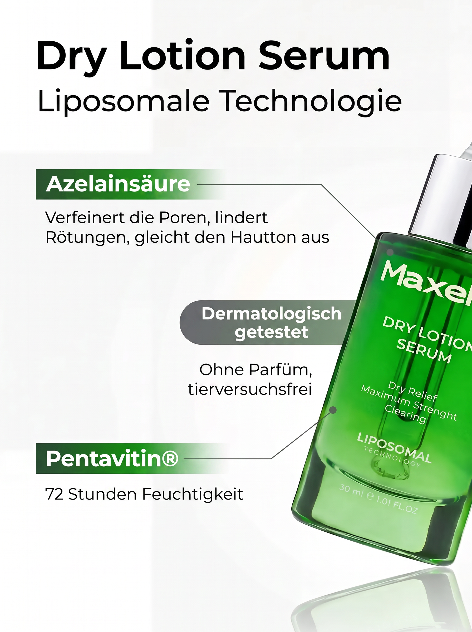 Trockenlotion-Serum – Klärende und trocknende Lösung