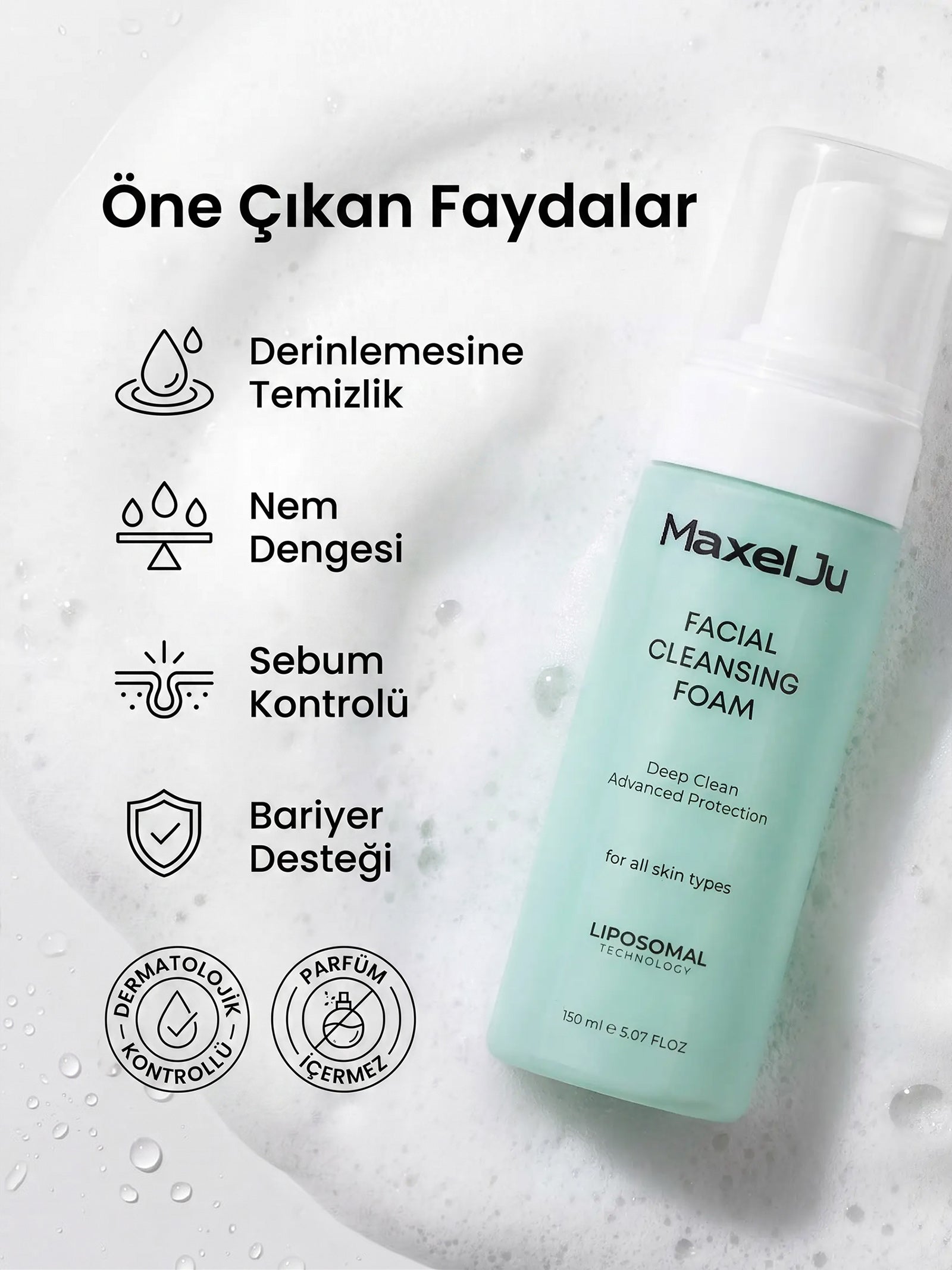 Facial Cleansing Foam - Yüz Temizleme Köpüğü