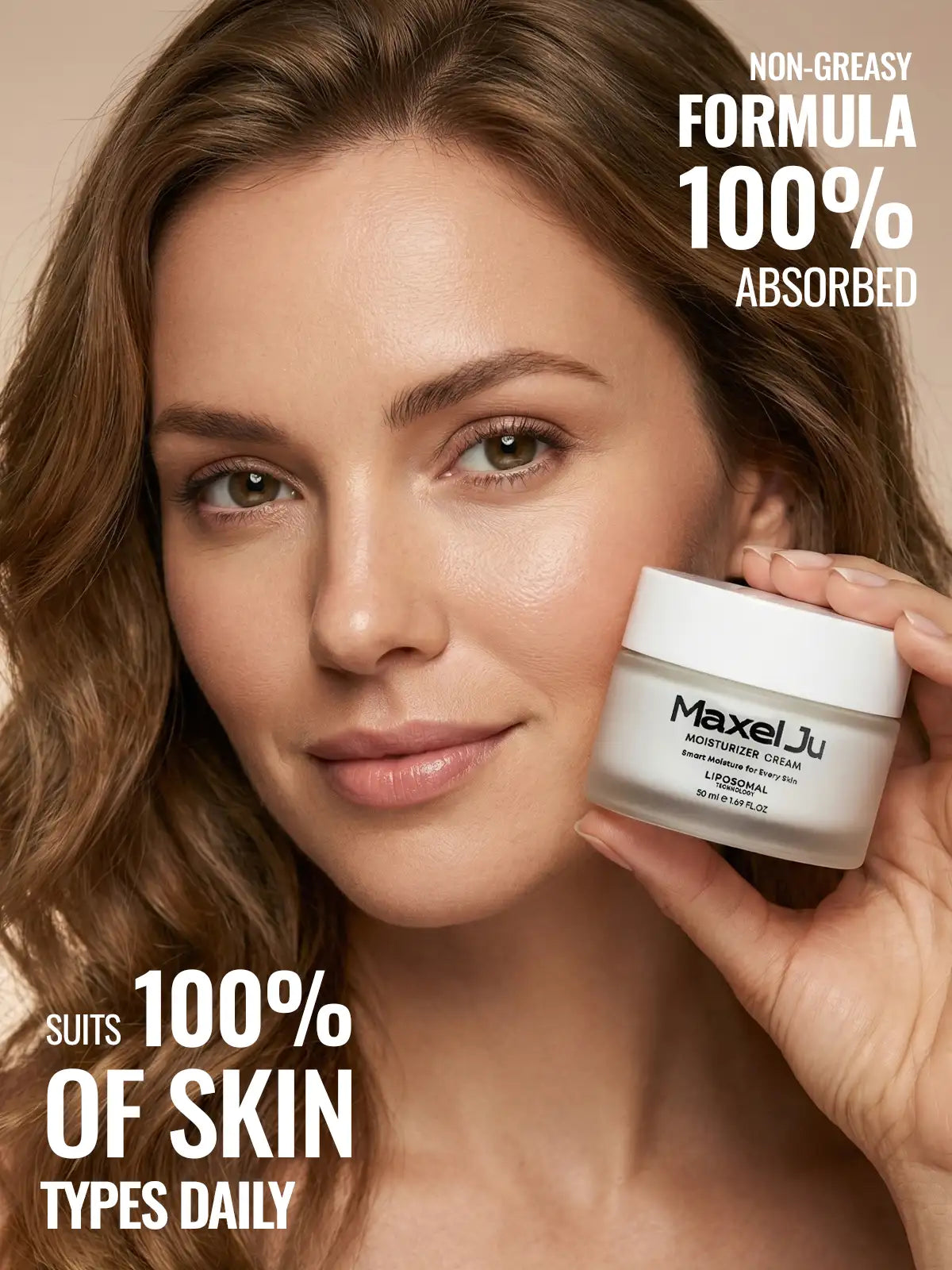 Moisturizer Cream - Smart Moisturizing Care Cream with Elasticity Support