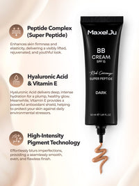 BB Cream SPF 15 Dark - High Coverage & Tone-Evening Care Cream