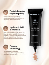 BB Cream SPF 15 Medium - Tone-Evening Care Cream 
