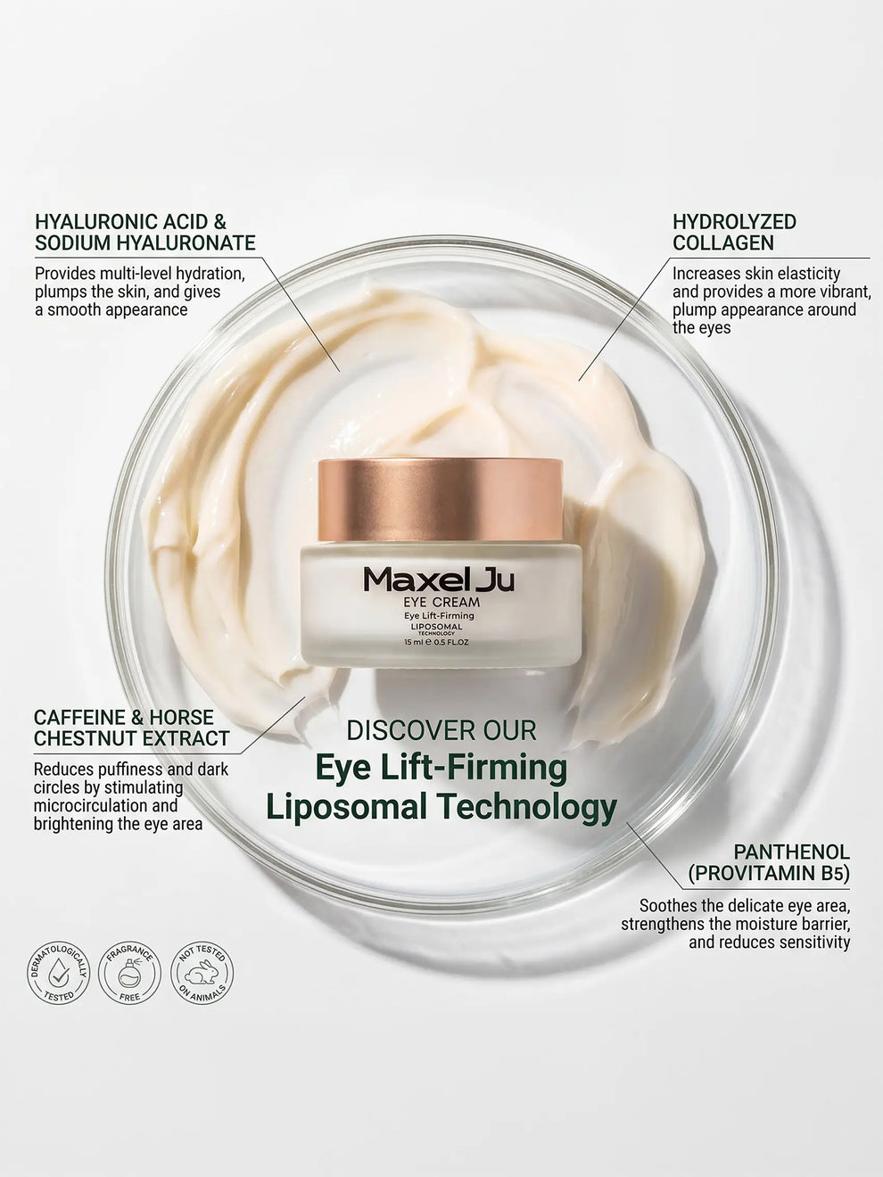 Eye Cream - Firming Eye Cream for Dark Circles and Puffiness