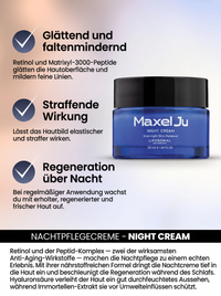 MAXEL JU Nachtcreme (50 ML) Tagescreme (50 ML) Feuchtigkeitspflegeset für Tag und Nacht