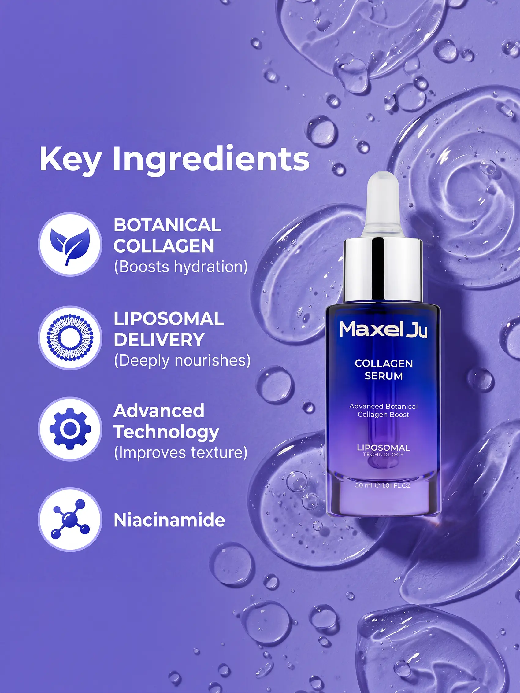 Maxel JU Collagen Serum benefits