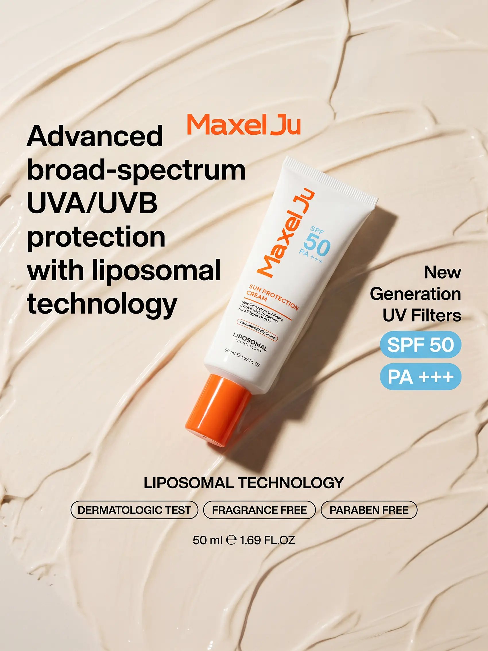 Maxel JU Sun Protection Cream benefits